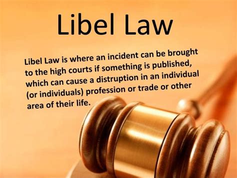 Libel law