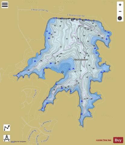 Aurora Reservoir Fishing Map | Nautical Charts App