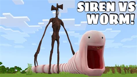 SIREN HEAD VS GIANT BULLWORM Gameplay in Minecraft - Coffin Meme ...