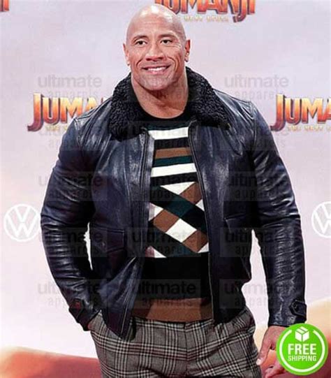 Buy Dwayne Johnson Leather Jacket | Jumanji 3 Bravestone Jacket