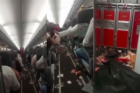 Inside Video of SpiceJet Plane Caught In Severe Turbulence During Descent in Durgapur Shows ...