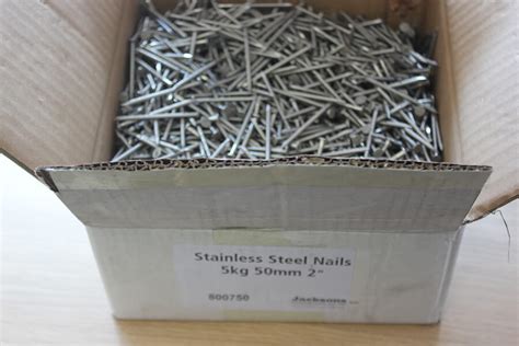 Stainless Steel 5kg Pack 50mm (2") Nails | Jacksons Fencing