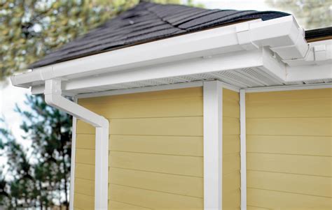 click for a larger view contemporary vinyl gutter systems