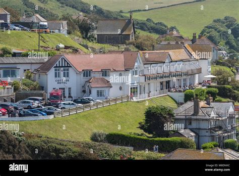 Cottage Hotel, Hope Cove, Devon Stock Photo - Alamy