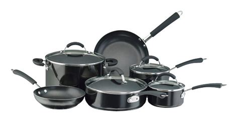 Questions and Answers: Farberware Millennium 12-Piece Cookware Set Black 10569 - Best Buy