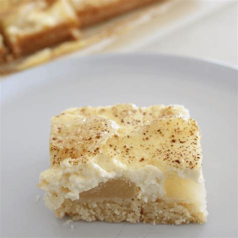 Apple Sour Cream Slice - Bargain Mums