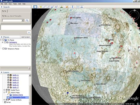 Images: Google Earth takes you to the moon - CNET