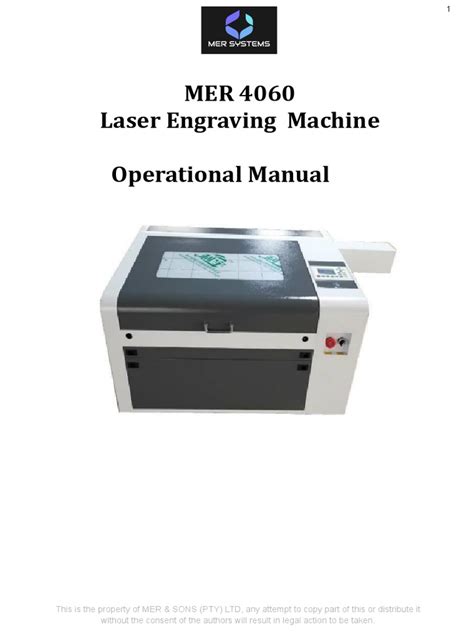 Operational Manual | PDF | Optics | Laser