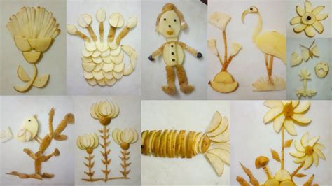 Potato Carving | Vegetable Show | Potato Creations | Vegetable Art By Daily Thoughts | Potato ...