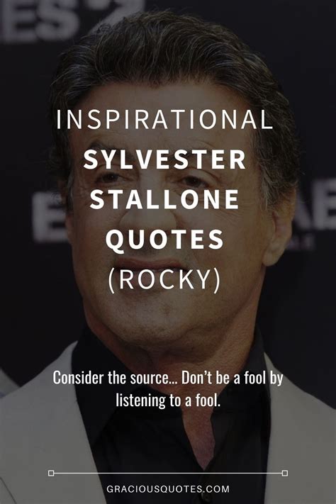 43 Inspirational Sylvester Stallone Quotes (ROCKY)