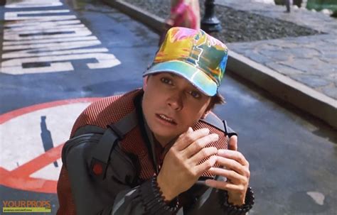 Back To The Future 2 Marty McFly's Lenticular Cap replica movie costume