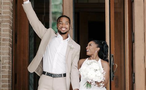 Look: Simone Biles Has Relatable Wedding Day Admission - The Spun