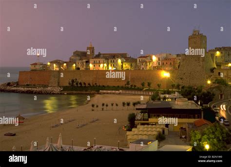 town view, termoli, Italy Stock Photo - Alamy