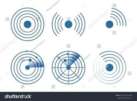 Radar Screen Background Vector Sonar Stock Vector (Royalty Free ...