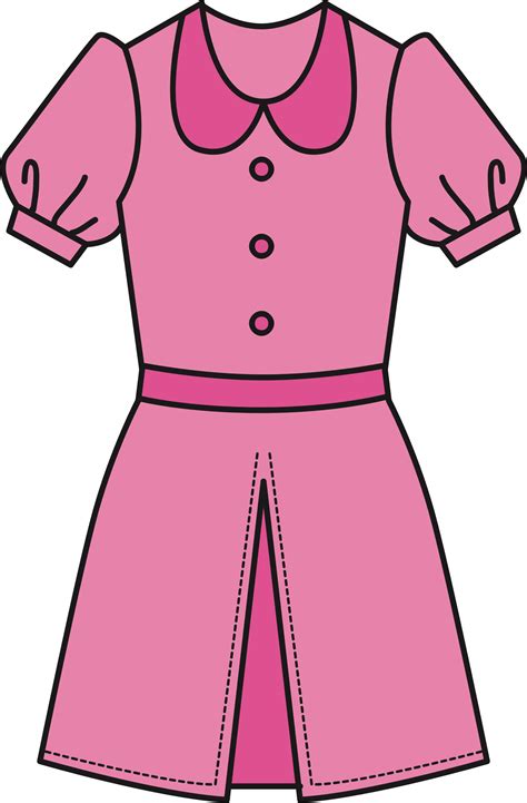Dress Clipart Clipart Pink Dress - Clip Art Pink Dress - Png Download - Full Size Clipart ...