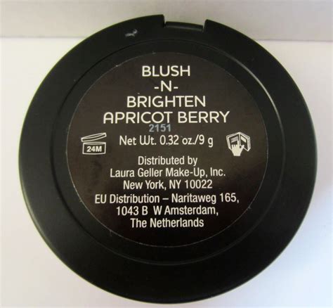 Laura Geller Blush N Brighten APRICOT BERRY blush 0.32 oz - DEFECT ...