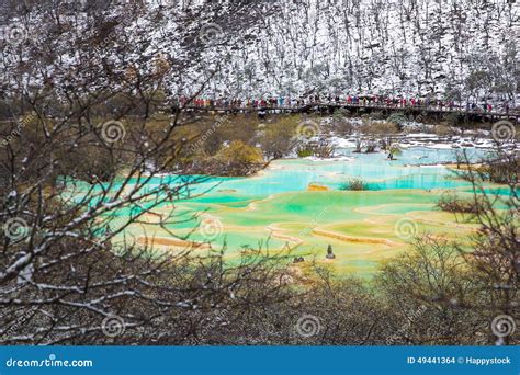 Huanglong Scenic and Historic Interest Area Stock Photo - Image of snow, forest: 49441364