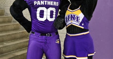 Northern Iowa Panthers mascots, TC and TK Panther | College Mascots: Missouri Valley | Pinterest ...