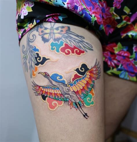 Tattoo artist Pitta color Korean traditional tattoo, authors style | Seoul, South Korea # ...