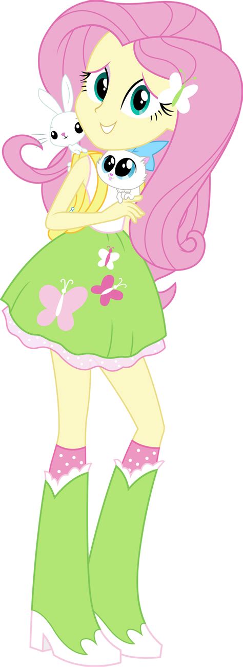 Equestria Girls Fluttershy Vector by icantunloveyou on DeviantArt