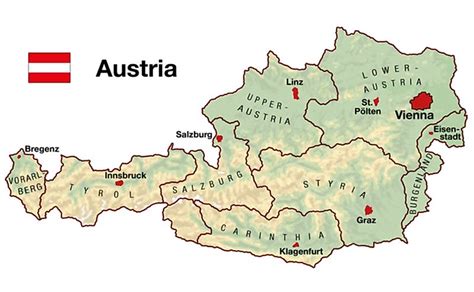 The Nine States of Austria By Population - WorldAtlas