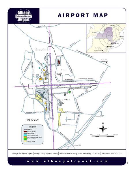 Albany International Airport Map - Albany International Airport • mappery