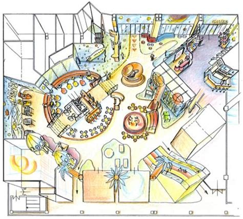 Playground floor plan and design for a Shopping Center in Astana Astana - Indoor… | Playground ...