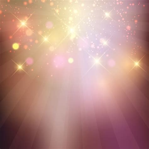 Free Vector | Decorative background with glowing stars