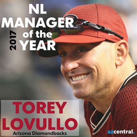 Torey Lovullo | Arizona Diamondbacks | 2017 NL Manager of the Year ...