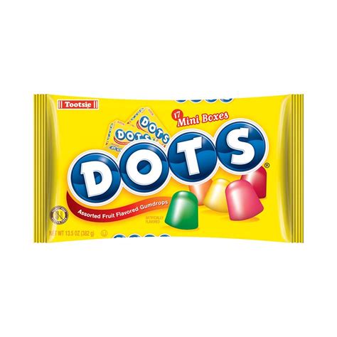 DOTS Individually Wrapped Candy - Original Gummy Candy Flavors Bulk 17ct Mini Dots Candy Boxes 2 ...