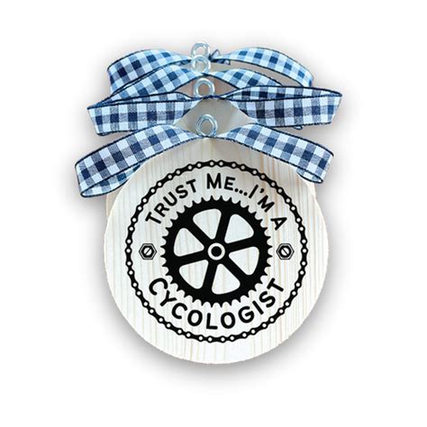 Cycling Woodle Ornaments | Ridgeway Woodworks