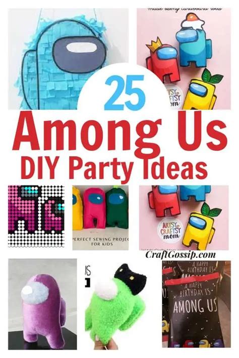 DIY Among Us Birthday Party Ideas With Free Printable – Craft Gossip