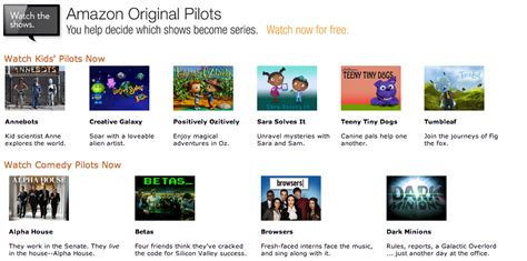 Amazon Studios debuts 14 original pilots and needs you to pick the best ones – GeekWire