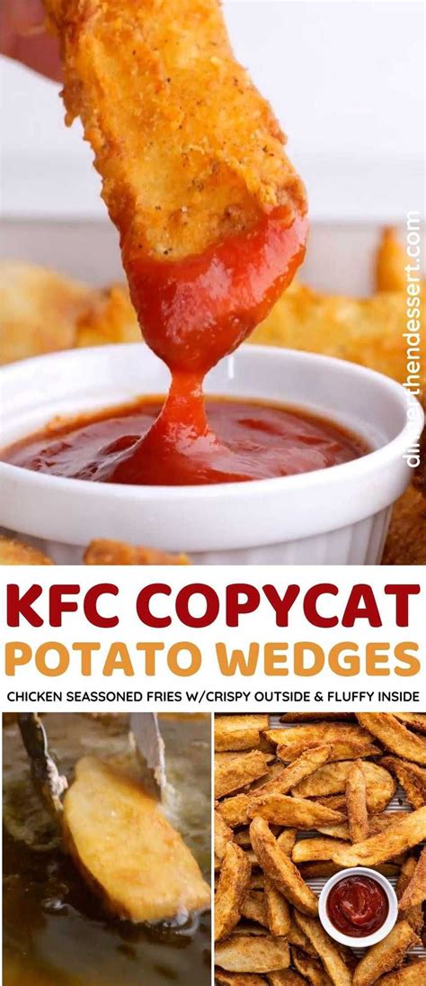 KFC Potato Wedges lightly battered in a thin KFC chicken flavored seasoning and double fried ...