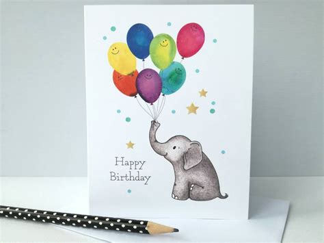 The Best Ideas for Elephant Birthday Card - Home, Family, Style and Art Ideas