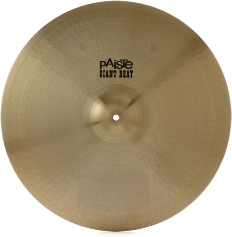 Paiste 19 inch Giant Beat Crash / Ride Cymbal in 2022 | Cymbals, Rock sound, Giants