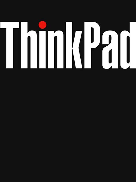 "ThinkPad Logo White" T-shirt by rubidium | Redbubble