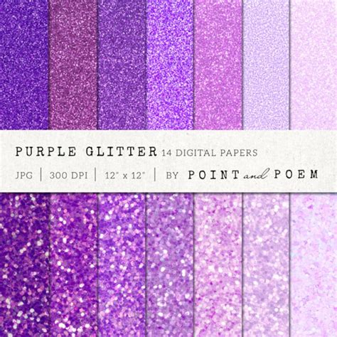 Glitter Digital Paper: purple Glitter Background - Etsy