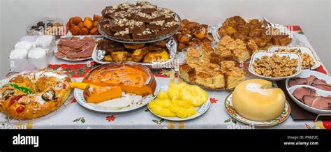 Christmas dessert table Stock Photo - Alamy