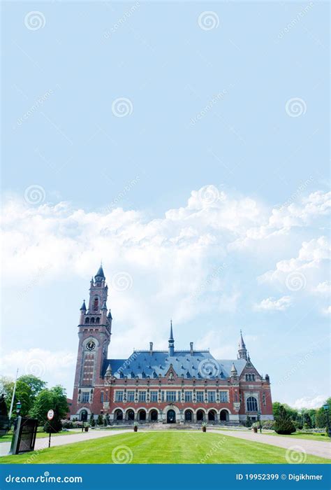 Peace Palace, ICJ, the Hague Stock Image - Image of judging, diplomacy ...