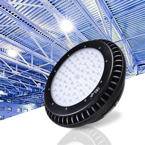 LED High Bay Warehouse Light Bright White Fixture Factory Commercial Lighting | eBay