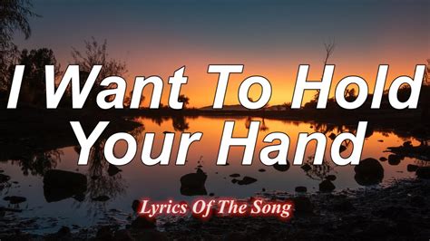 The Beatles - I Want To Hold Your Hand (Lyrics) Chords - Chordify