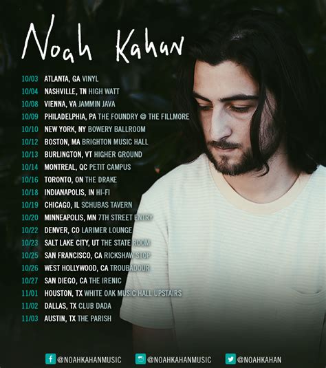 Noah Kahan Tour Setlist 2024 - Wendi Josselyn