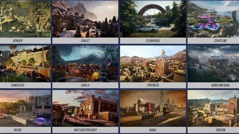 Rainbow Six Siege - List of all playable maps for each game mode