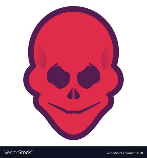 Evil skull logo Royalty Free Vector Image - VectorStock