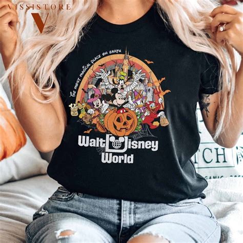 Vintage Walt Disney World Halloween Shirt, Disney Halloween Shirt