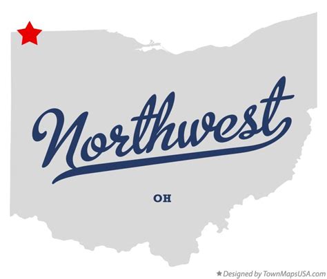 Map of Northwest, OH, Ohio