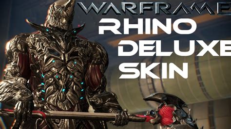 {Warframe} A quick look at Rhino Palatine Deluxe Skin - YouTube