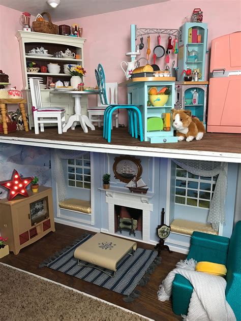 Lovely AG doll rooms | American Girl Doll House ... #americangirlhouse ...