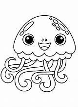 Jellyfish Coloring Pages Forfree Printable P  Vrogueco sketch template